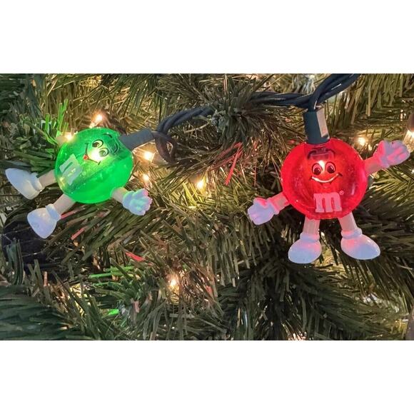 M & M Christmas Holiday Light Covers (4) Translucent Orange Red Yellow Green - Picture 2 of 4